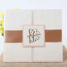 Customized Invitation Square Marriage Invitation Card Foil Printing Invitation Wholesale